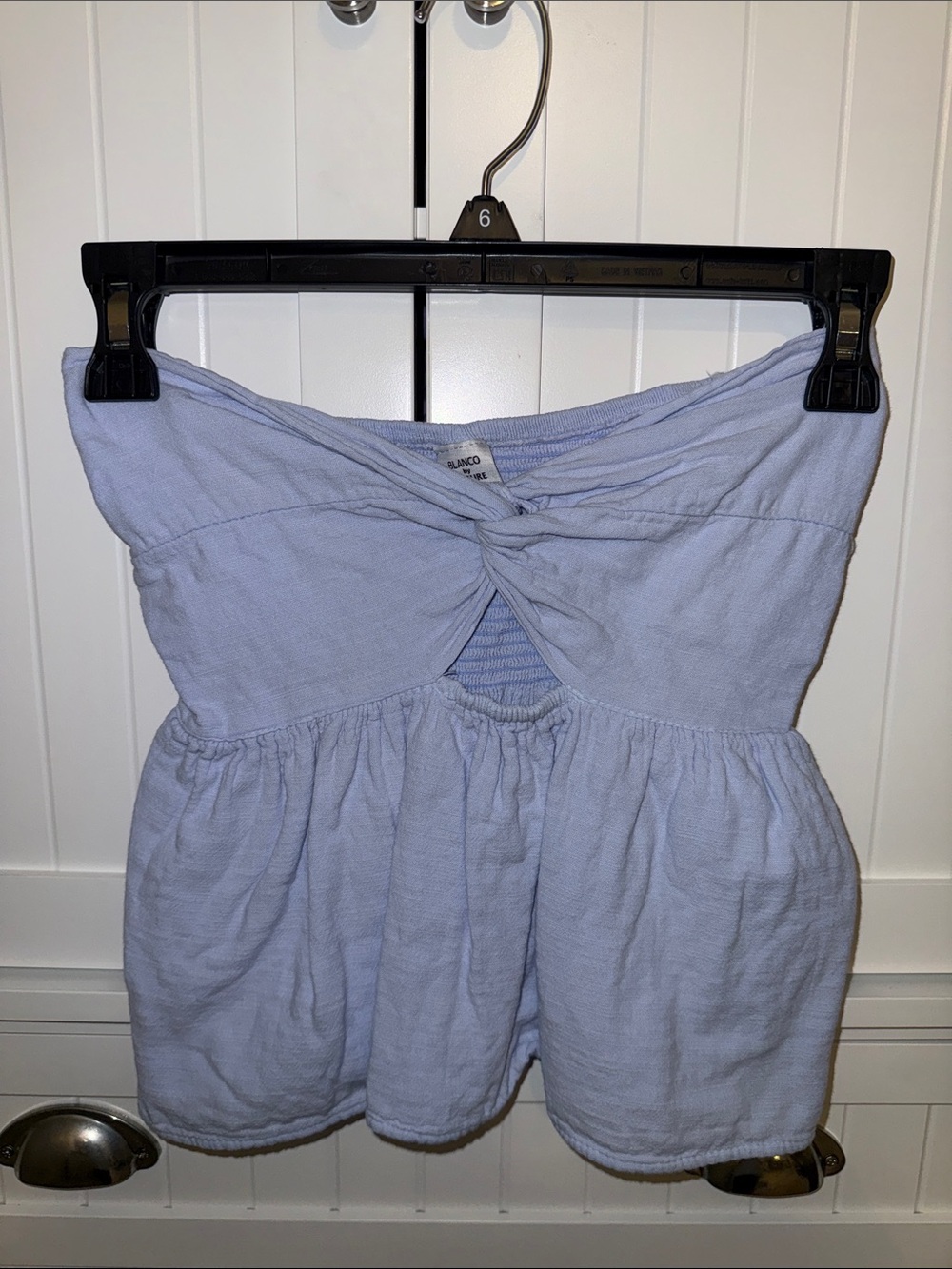 Blanco by Nature Strapless Top